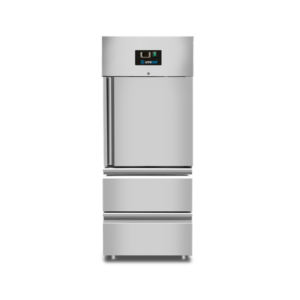 Refrigerators – 1 Door | Refrigerator – 1 Door – GN 2/1 – 650 Liters – 1 Half Door and 2 Drawers