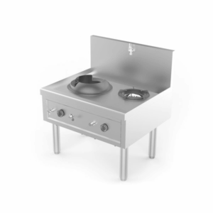 Wok Stoves | Wok Stove | Gas | 1 Wok Burner + 1 Soup Burner | 36.7kW | 1000x850x1100mm