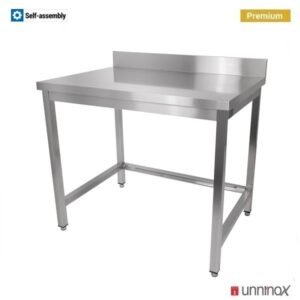 WORKTABLE 700 + WITH UPSTAND + WITHOUT UNDERSHELF | 80x70xH85cm
