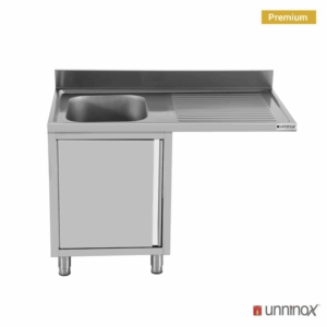 1 Bowl | Dishwasher sink unit 140x70xH85 Bowl Left