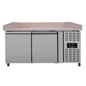 Pizza Cooling Tables | Pizza Counter 2 Doors – 151x80x100cm