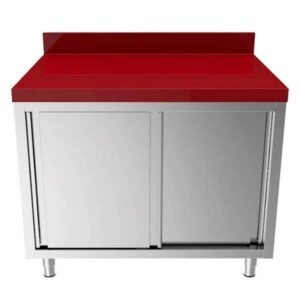 Polyethylene Workcabinet + Sliding Doors | 1600x700xH850mm