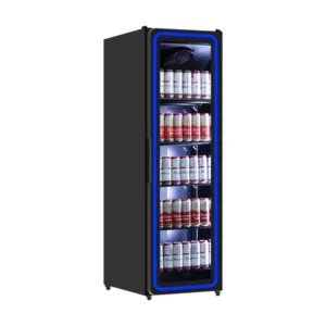 Beverage Refrigerators | Refrigerator 1 Glass Door – 395L – Blue LED Light