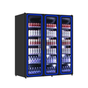 Beverage Refrigerators | Refrigerator 3 Glass Door – 1190L – Blue LED Light