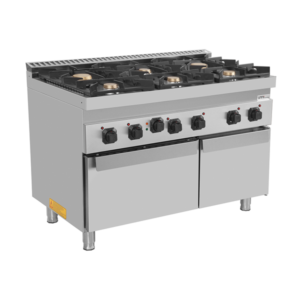 Range with oven 700 | Gas Range with Electric Oven – 6 Burners – E70FGO30-K