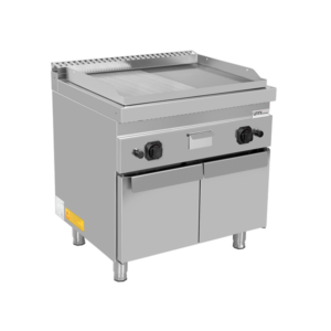 Base unit GAS | Work Tables Category 1 | Griddle plate Gas– 1/2 Smooth + 1/2 Grooved – G70GP20+GS-K