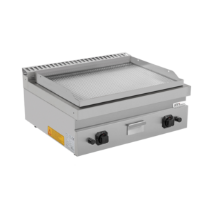 Countertop GAS | Griddle plate Gas– Grooved Chrome – G70GP20B+GC