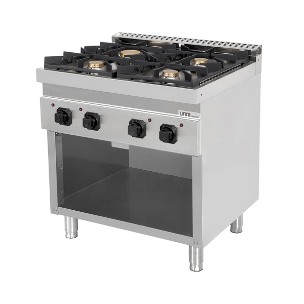 Ranges 700 | Gas stove without doors – 28.5kW – 4 Burners – G70C20