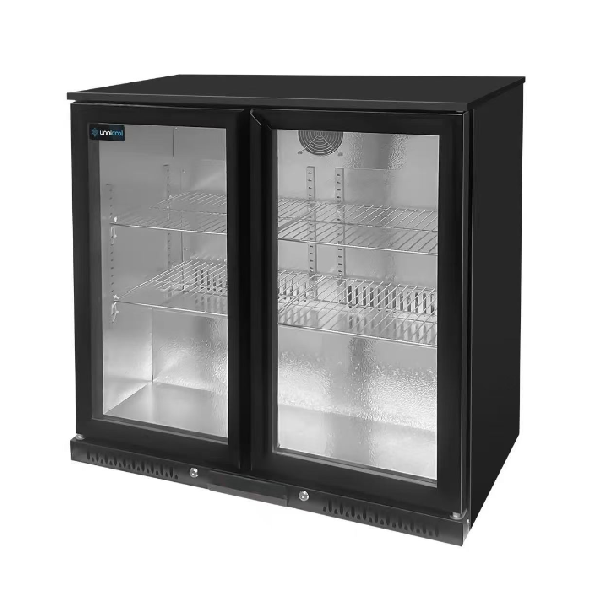 Beverage Refrigerators | Barcooler Black 2 Doors - 900x525xH900mm